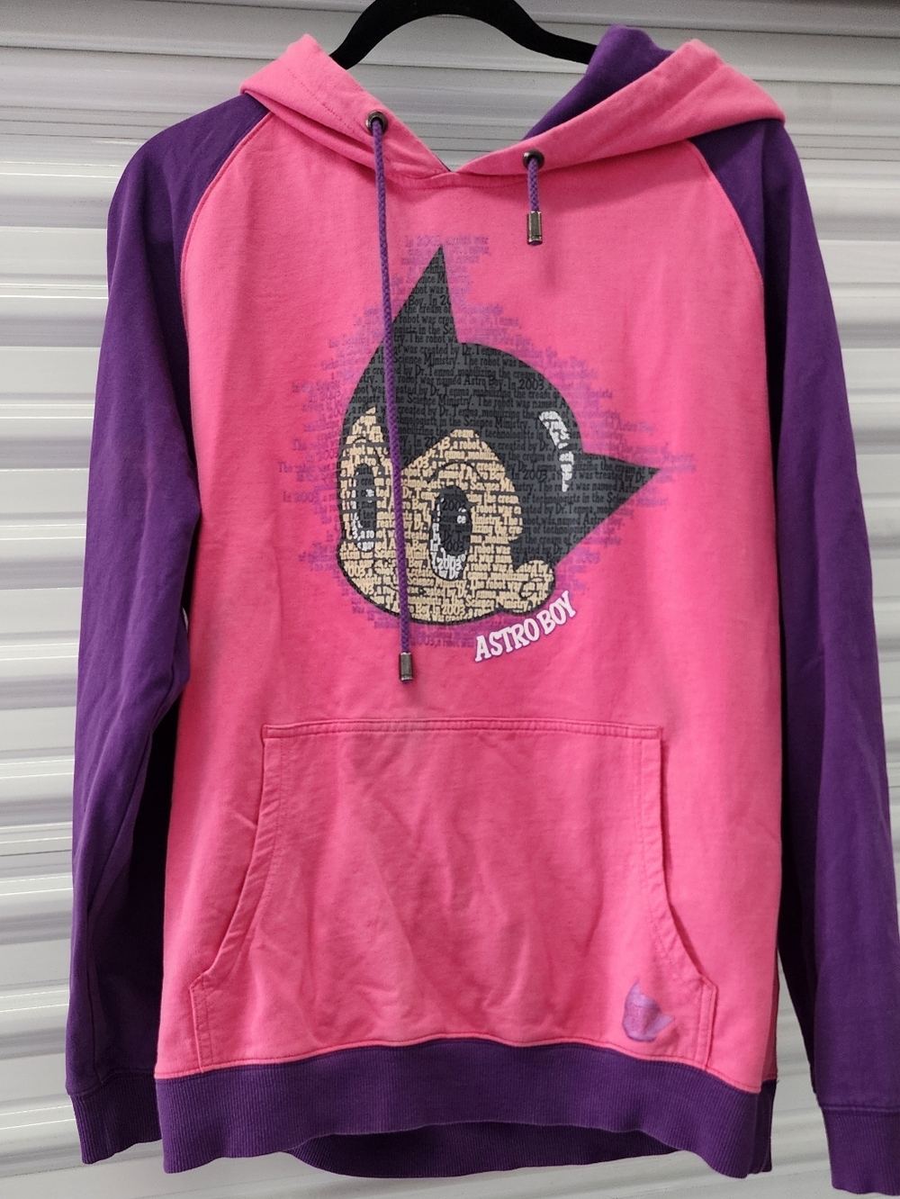 Astro Boy Pink & Purple Hooded Sweatshirt